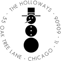 PSA Essentials - Custom Holiday Stamper (Retro Snowman)